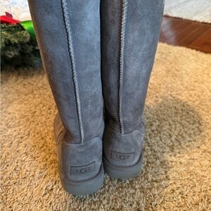 UGG Charcoal Suede Boots